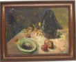 Hervé KERVELLA (XXème) "Nature morte aux