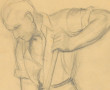 Adelyne NEVEUX (1912-1987) "Homme à la b
