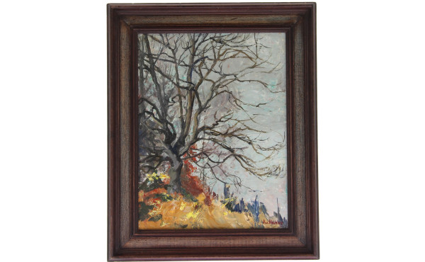 Adelyne NEVEUX (1912-1987) "L'arbre", hu