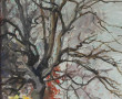 Adelyne NEVEUX (1912-1987) "L'arbre", hu