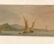 Ecole XIXème - "Marine" et "Paysage anim