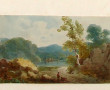 Ecole XIXème - "Marine" et "Paysage anim