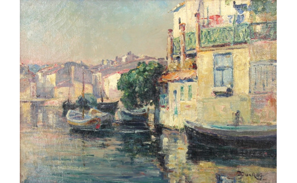 Édouard DUCROS (1856-1936) "Vue d'une vi