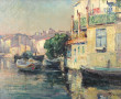 Édouard DUCROS (1856-1936) "Vue d'une vi