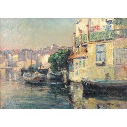 Édouard DUCROS (1856-1936) "Vue d'une vi