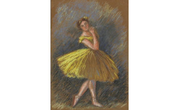 Ecole Française Xxème "Jeune danseuse au