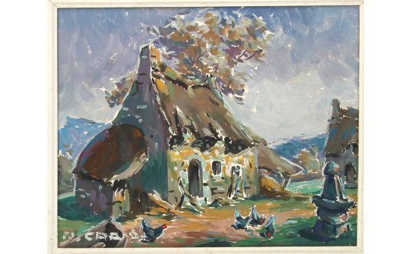 Pierre CARIO (Xxème) - Lot de 3 tableaux