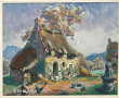 Pierre CARIO (Xxème) - Lot de 3 tableaux