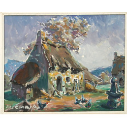 Pierre CARIO (Xxème) - Lot de 3 tableaux