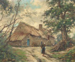 Léopold PERNES (1912-1980) "La chaumière