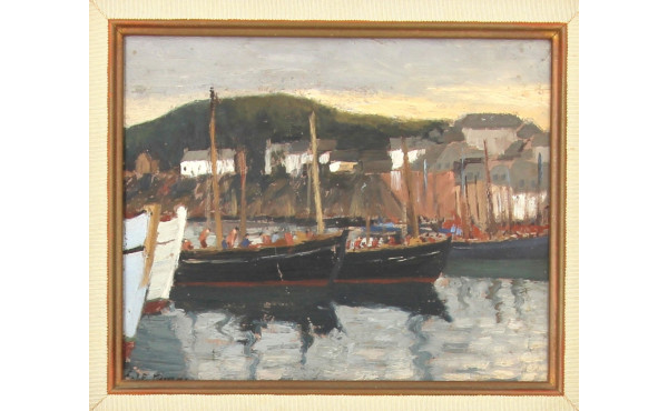 Ecole Bretonne Xxème "Retour de pêche en