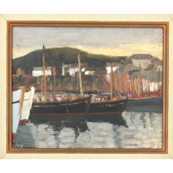 Ecole Bretonne Xxème "Retour de pêche en