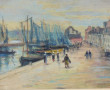 H. de NION (Xxème) "Concarneau, animatio