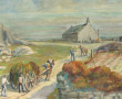 E.CHEVALIER (Xxème) "Charrettes de goémo