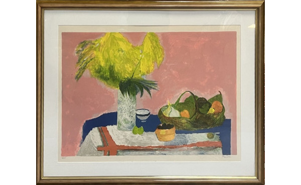 BARDON (Xxème) "Nature morte aux fruits"