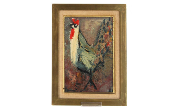Ecole Française des années 60 "La poule"