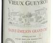 3 B Ch VIEUX GUEYROT 1997 St Emilion GC