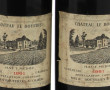 Lot de 4 bouteilles de BORDEAUX des ann
