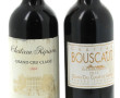 Lot de 2 bouteilles: - 1 B Ch BOUSCAUT 