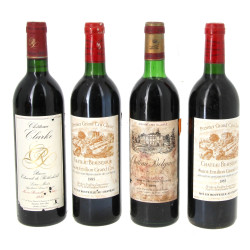 Lot de 4 bouteilles: - 2 B Ch BEAUSEJOU