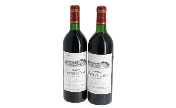 2 B Ch PONTET CANET 1985 5e GCC Pauillac