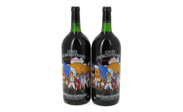 2 BOUTEILLES 150 cl décor Cuvée du Bicen