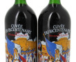 2 BOUTEILLES 150 cl décor Cuvée du Bicen