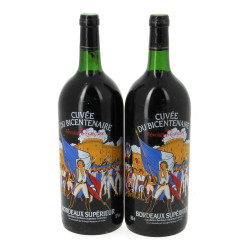 2 BOUTEILLES 150 cl décor Cuvée du Bicen