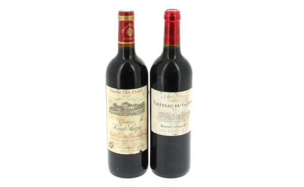 Lot de 2 bouteilles: - 1 B Ch du GLANA 