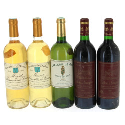 Lot de 5 bouteilles: - 2 B MUSCAT Beaum