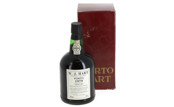 1 B PORTO millésimé 1979 W.J HART, en BO