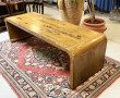 CHINE Xxème - Console basse en bois laqu