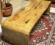 CHINE Xxème - Console basse en bois laqu