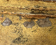 CHINE Xxème - Console basse en bois laqu