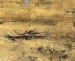 CHINE Xxème - Console basse en bois laqu