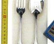 ARGENTAL - 11 fourchettes à gâteaux en m