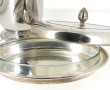 Lot d'inox comprenant un chauffe-plat, u