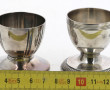 SAGLIER Frères - 2 coquetiers en métal a