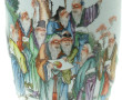 CHINE Xxème - Grand vase en porcelaine d