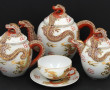 Service à thé en porcelaine style Satsum