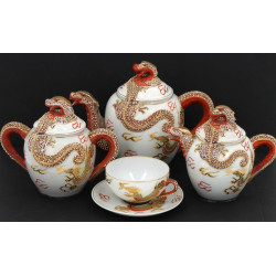 Service à thé en porcelaine style Satsum