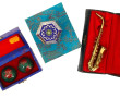 Lot comprenant un petit pot en cloisonné