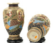 SATSUMA - Paire de vases à riche décor p