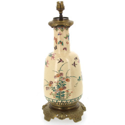 Vase en céramique du Japon décor émaillé