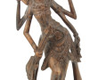 ASIE - Statuette en bois sculpté représe