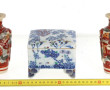 JAPON - Coffret en porcelaine à section 