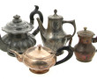 Lot de 4 verseuses et théières anciennes