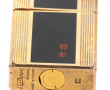 DUPONT - Briquet en laque noir et métal 