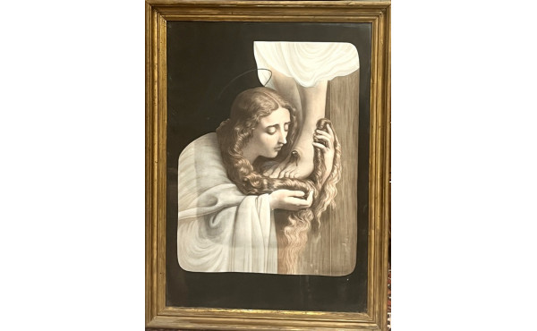 "Marie-Madeleine baisant les pieds du Ch