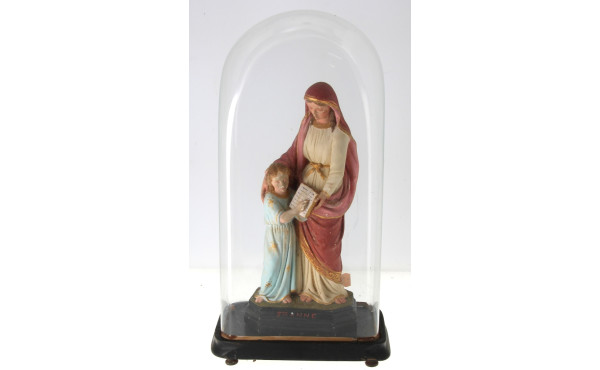 Ste Anne apprenant à lire à la Vierge, s